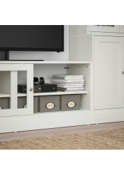 HAVSTA TV storage combination/glass doors