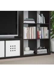 KALLAX / LACK Storage combination with 2 shelves