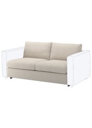 VIMLE Cover for 2-seat sofa-bed section