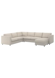 VIMLE Cvr crnr sofa-bed 5-seat w chs lng