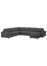 VIMLE Cover for corner sofa-bed, 5-seat