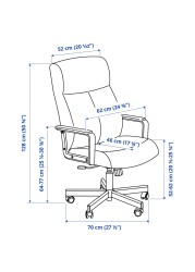 MALM/MILLBERGET / BILLY/OXBERG Desk and storage combination