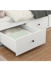 HEMNES سرير نهار بـ3 أدراج/مرتبتين