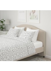 HAUGA Upholstered bed frame