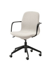 LÅNGFJÄLL Office chair with armrests