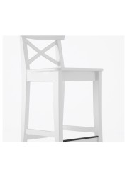 INGOLF Bar stool with backrest