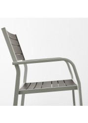 SJÄLLAND Chair with armrests, outdoor