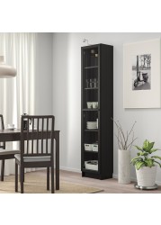 BILLY / OXBERG Bookcase with glass door