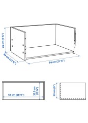 BESTÅ Drawer frame