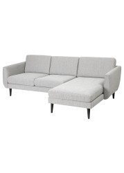 SMEDSTORP 3-seat sofa with chaise longue