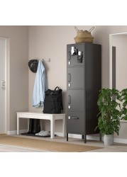 IDÅSEN High cabinet with drawer and doors