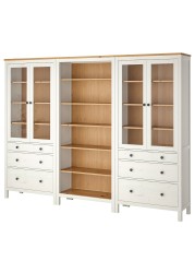 HEMNES Storage combination w doors/drawers