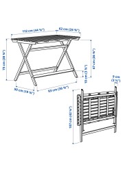 ASKHOLMEN Table, outdoor