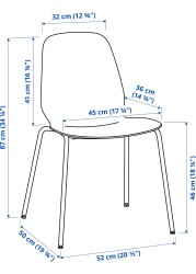 MÖRBYLÅNGA / LEIFARNE Table and 6 chairs