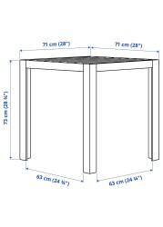 SJÄLLAND Table, outdoor