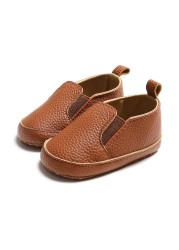 New Baby Boy Girl Shoes Toddler Leather Shoes Toddler Soft Sole Anti-Slip First Walkers Infant Newborn Crib Shoes Moccasins