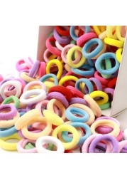 Toddler Hair Bands Baby Girl Children Headbands Colorful Elastic Hair Tie Nylon Scrunchie Hair Rope 50/100pcs Hair Accessories