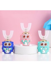 Smart 360 Degree XiaoMi Electric Toothbrush Kids Silicone Automatic Ultrasonic Dental Toothbrush Cartoon Pattern Children