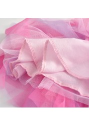 DXTON Girls Skirt Mesh Children's Skirt Girls Tutu Skirt Layered Tutu Skirt Prom Party Prom Dress Clothes