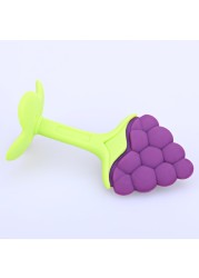 Fruits Shape Baby Teether Safety Silicone Teether Teething Chew Training Toys Newborn Baby Infant Nursing Dental Care