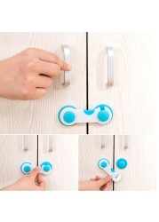 Children's Security Protector Of Cabinet Lock Cupboard Doors Drawer Infant Care Multifunctional Child Protection Safety Lock