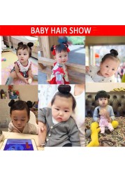 Baby Wig Clips Kids Wig Headpiece Hair Accessory With Clip Cute Headwear Baby Wig Toddler Head Decor Wig For 0-8 Years