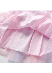 Vikita Princess Girls Dress Children Clothes Girl Summer Sleeveless Dress Kids Dresses For Girls Toddler Girl Casual Dresses