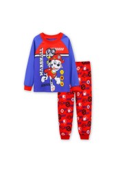 Paw Patrol Pajamas Set Thin Long Sleeve Mashal Chase Rubble Patrola Baby Clothes Children Sleepwear Night Spring Pajamas