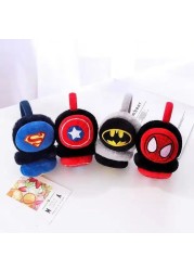 Winter Plush Earmuffs For Baby Boys Girls Cute Cartoon Warm Spider Earmuffs For Kids Over 4 Years Old