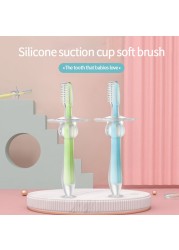 1PC Kids Soft Silicone Training Toothbrush Baby Teeth Oral Care Toothbrush Infant Infant Deciduous Brush Tool Baby Products