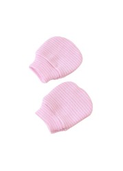 Baby Anti-scratch Gloves Simple Cute Newborn Warm Knitting Mitten Anti-eat Hand Anti-snatch Face Protection Glove Baby Mitten