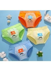 Children Boys Boxer Briefs Cotton Boxer Briefs Small Medium Large Boys 12-15 Years Teenagers Shorts Breathable M L XL 2XL3XL