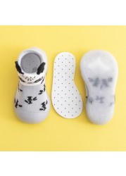 Unisex Baby Shoes First Shoes Baby Walkers Toddler First Walker Baby Girl Kids Soft Rubber Sole Baby Shoes Knit Socks Anti-slip