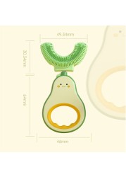 U Shape Baby Toothbrush Silicone Baby Toothbrush Oral Care Cleaning Tool Baby Teether Brushes For Baby Care