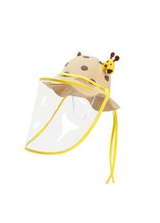 baby hat baby hat with protective face mask boy girl sun hat removable sunscreen outdoor fisherman hats kids accessories