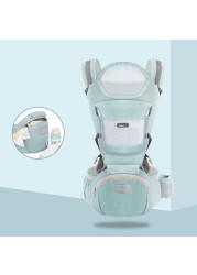 Comfortable Newborn Baby Carrier For Infant Toddler Hipseat Backpack Sling Front Facing Travel Kangaroo Baby Carrier for 0-36 Months Baby