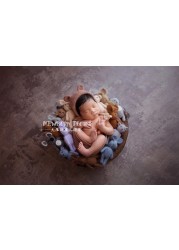 Newborn Photography Props Handmade Knitted Dolls Rabbit Bear Baby Photography Studio Accessories