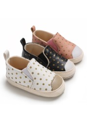 New Baby Boy Girl Shoes Newborn Girl Shoes Soft Sole PU Leather Casual Toddler Shoes 0-18 Months First Walkers Moccasins