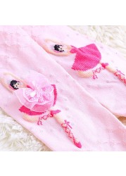 Autumn Cotton Tights For Girls Cute And Soft Knitted Tights For Little Girls Baby Clothes