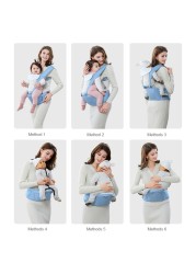 Baby Carrier Bag Waist Stool Walker Belt Rope Baby Toddler Hold Hip Seat Safe Front Carry Back Carry Best Gift Breathable