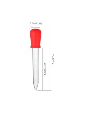 Silicone & Plastic Pipettes, 10 Pieces, Dropper, Liquid Droppers for Sweets, Kids, Kitchen, Chewing Gum & Cr Mold