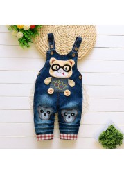 IENENS baby boy boys long pants denim overalls dungarune kids baby boy jeans jumpsuit clothing fittings clothing trousers