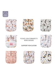 Elbaby 10pcs Absorbent Natural Waterproof One Size Fit All Micro Fleece Inner Liner Baby Cloth Diaper