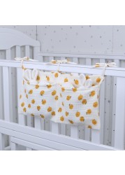 1pc Baby Bed Storage Bag Baby Crib Organizer Hanging Bag for Baby Multipurpose Crib Newborn Hanging Diaper Toy Tissue