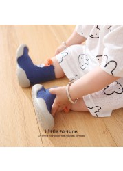 Baby Boy Girl Shoes Autumn Winter Spring Infant Nonslip Sock Baby Soft Rubber Sole Sock Toddler Shoes Anti-slip Floor Socks Shoes