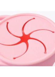 New Colors Baby Silicone Snack Cup Dreyer Food Storage Box Portable Snacks Container BPA Free Silicone Soft Lid