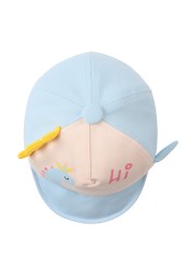 Spring summer new cute infant baseball cap dinosaur crown sun hat boys girls cotton hat