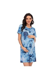 Women's maternity dress Sheath dresses with a slim fit from the side suitable for pregnant and pregnant women