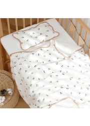 4 Layers Baby Born Blankets Muslin Cotton New Born Swaddle Wrap Baby Stroller Blankets Bedding Baby Accessories Bath Towel