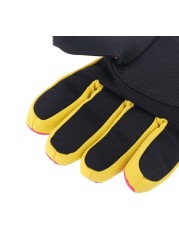 Snowboarding Gloves Winter Waterproof Warm Gloves Kids Full Finger Gloves Strap For Sports Skiing Cycling